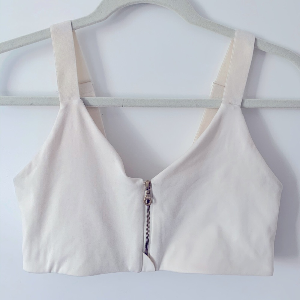 Girlfriend Collective Monroe Zip Sports Bra